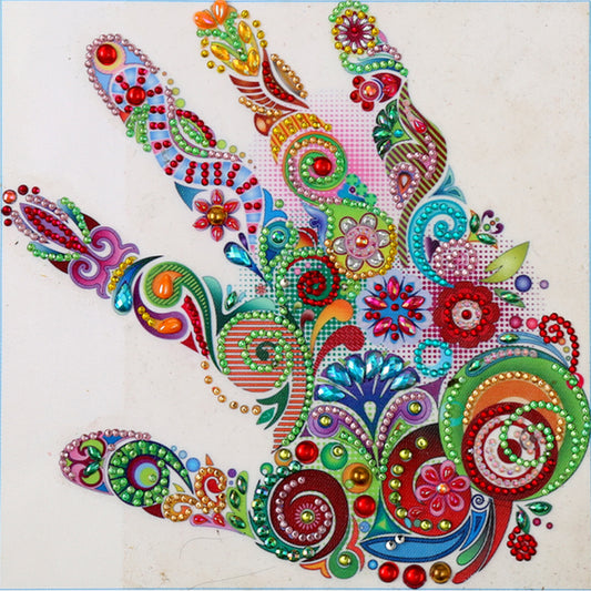 Palm - Special Shaped Drill Diamodn Painting 30*30CM