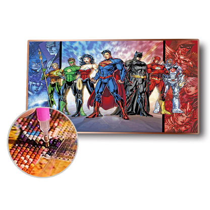 Superheroes Assemble - Full Round Drill Diamond Painting 85*45CM