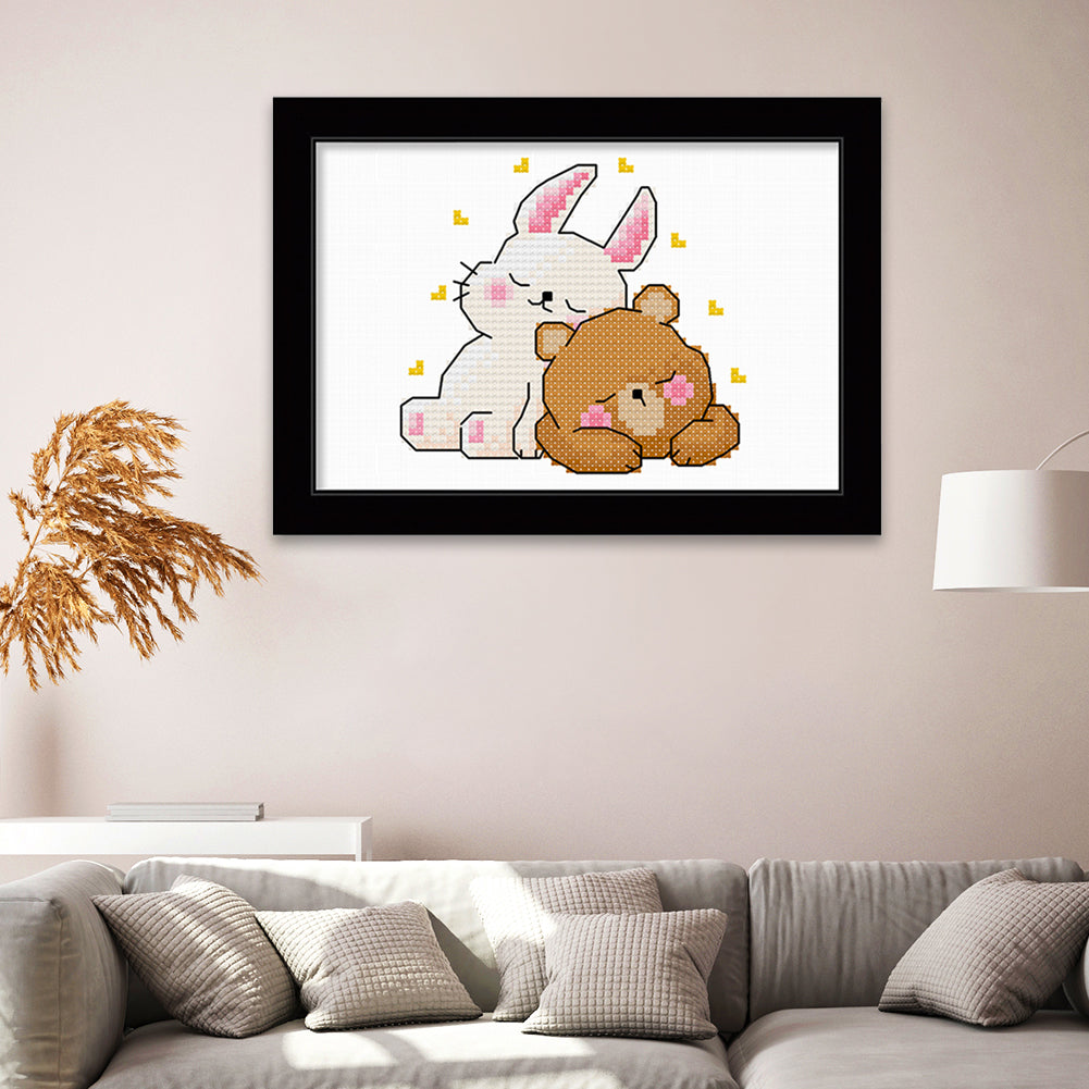 Cartoon- 11CT Stamped Cross Stitch 25*20CM