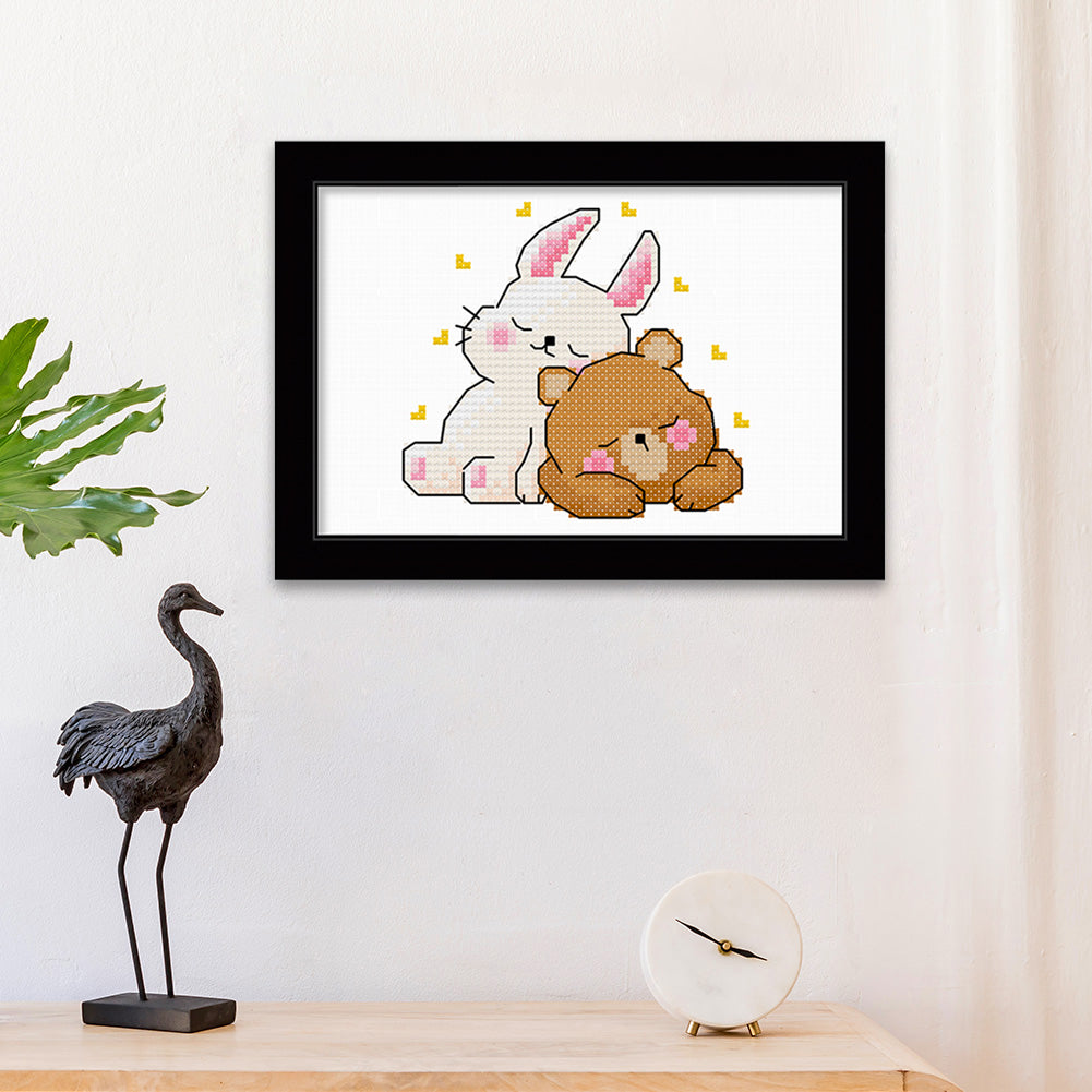 Cartoon- 11CT Stamped Cross Stitch 25*20CM