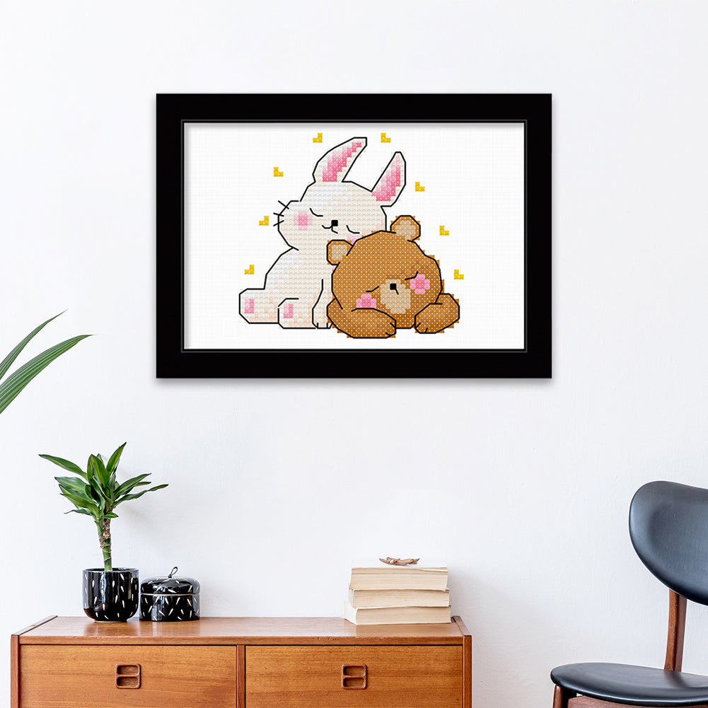 Cartoon- 11CT Stamped Cross Stitch 25*20CM