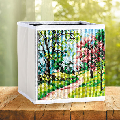 DIY Diamond Painting Folding Storage Box Desktop Sundries Organizer Bins