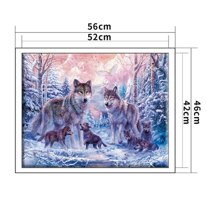 Bear - 14CT Counted Cross Stitch 40*50CM