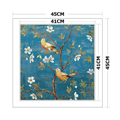 Bird Branch - 11CT Stamped Cross Stitch 45*45CM