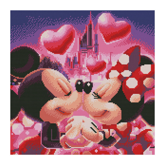 Mouse - 11CT Stamped Cross Stitch 40x40CM