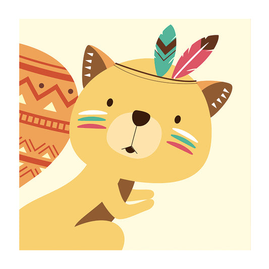 Cartoon - 11CT Stamped Cross Stitch 48*48CM