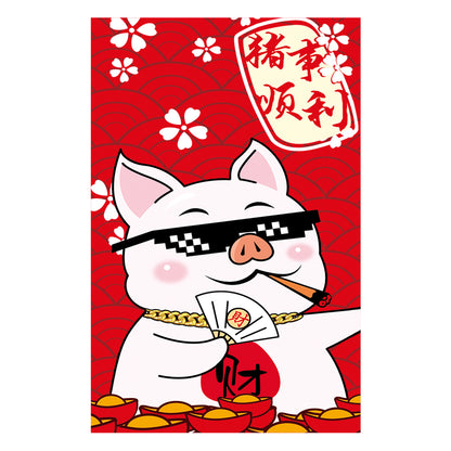 Cartoon - 11CT Stamped Cross Stitch 50*70CM