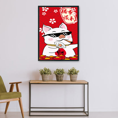 Cartoon - 11CT Stamped Cross Stitch 50*70CM