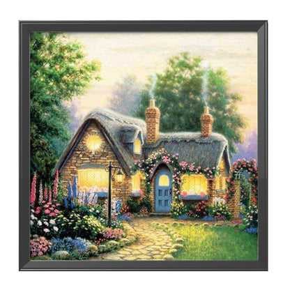 Light House - 11CT Stamped Cross Stitch 40*40CM