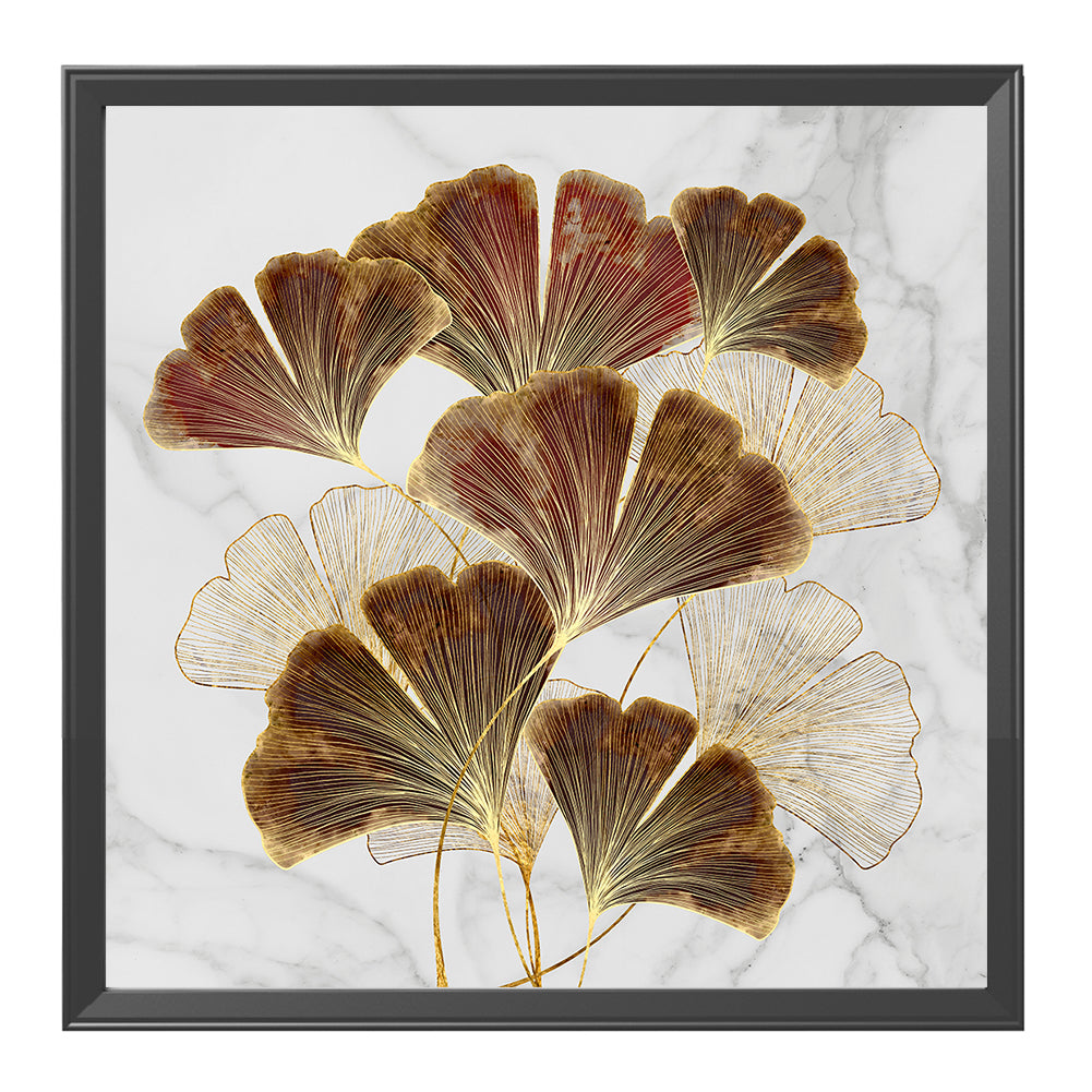 Ginkgo - 11CT Stamped Cross Stitch 60*60CM