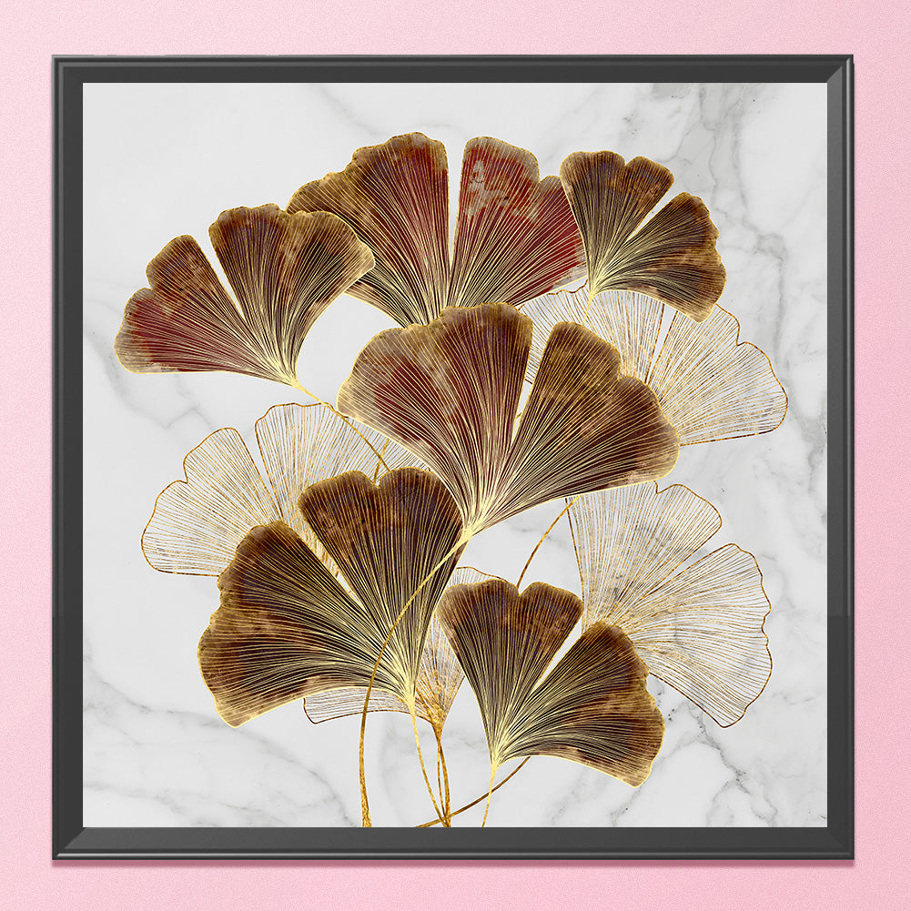 Ginkgo - 11CT Stamped Cross Stitch 60*60CM