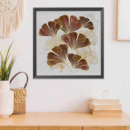 Ginkgo - 11CT Stamped Cross Stitch 60*60CM