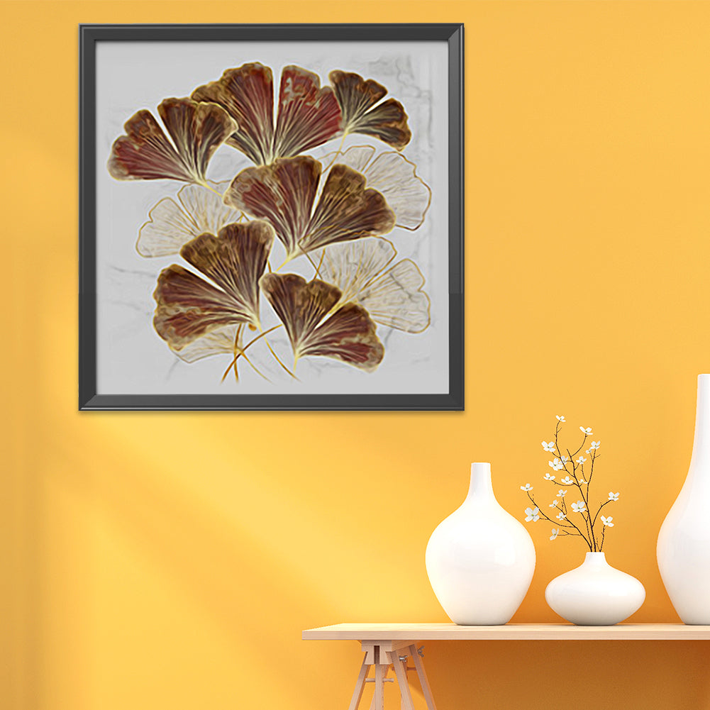 Ginkgo - 11CT Stamped Cross Stitch 60*60CM