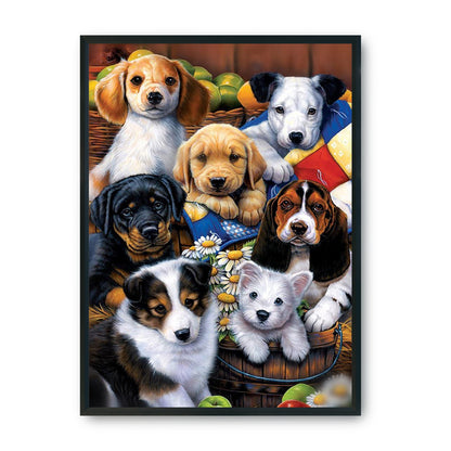 Dog - 11CT Stamped Cross Stitch 36*46CM