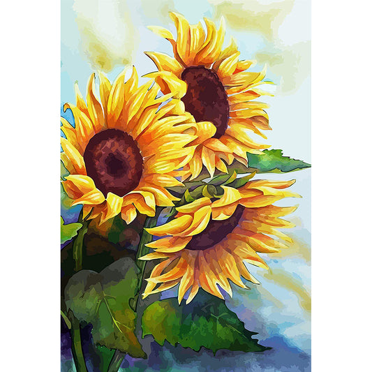 Sunflower - 11CT Stamped Cross Stitch 36*46CM