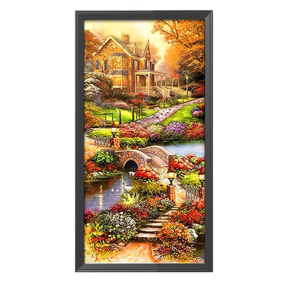 Garden - 11CT Stamped Cross Stitch 40*85CM