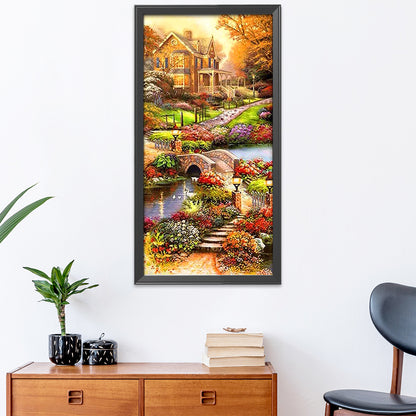 Garden - 11CT Stamped Cross Stitch 40*85CM