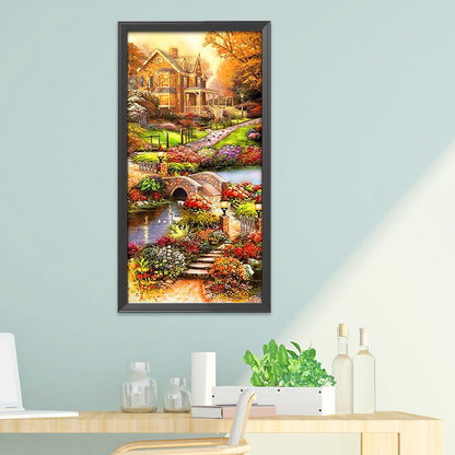 Garden - 11CT Stamped Cross Stitch 40*85CM