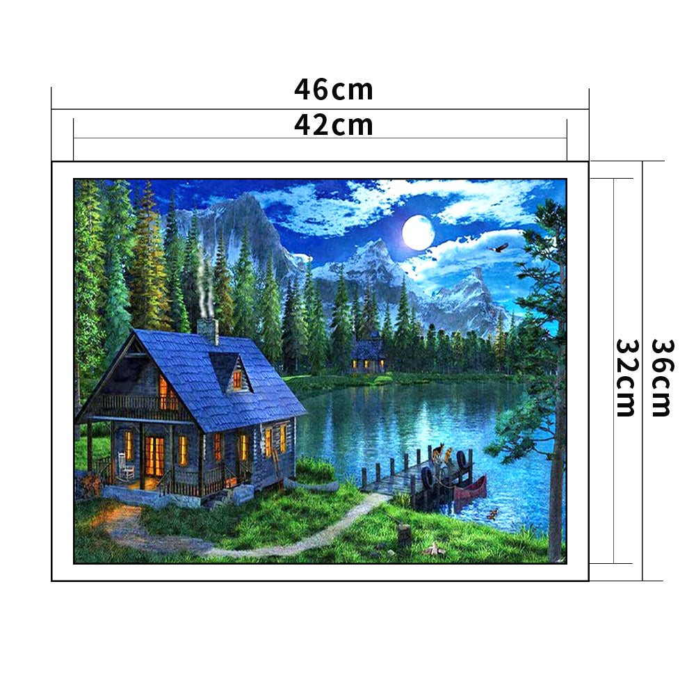 Landscape - 11CT Stamped Cross Stitch 36*46CM