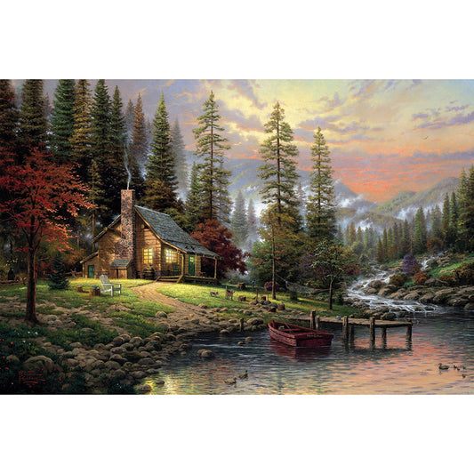 Landscape - 11CT Stamped Cross Stitch 36*46CM