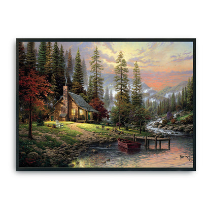 Landscape - 11CT Stamped Cross Stitch 36*46CM