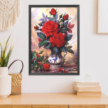 Flower - 11CT Stamped Cross Stitch 40*50CM