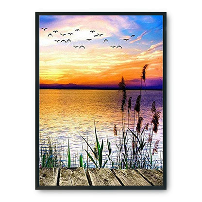 Seaside - 11CT Stamped Cross Stitch 36*46CM