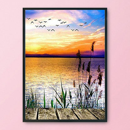 Seaside - 11CT Stamped Cross Stitch 36*46CM