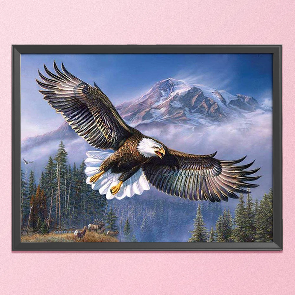 Flying Eagle - 11CT Stamped Cross Stitch 66*51CM