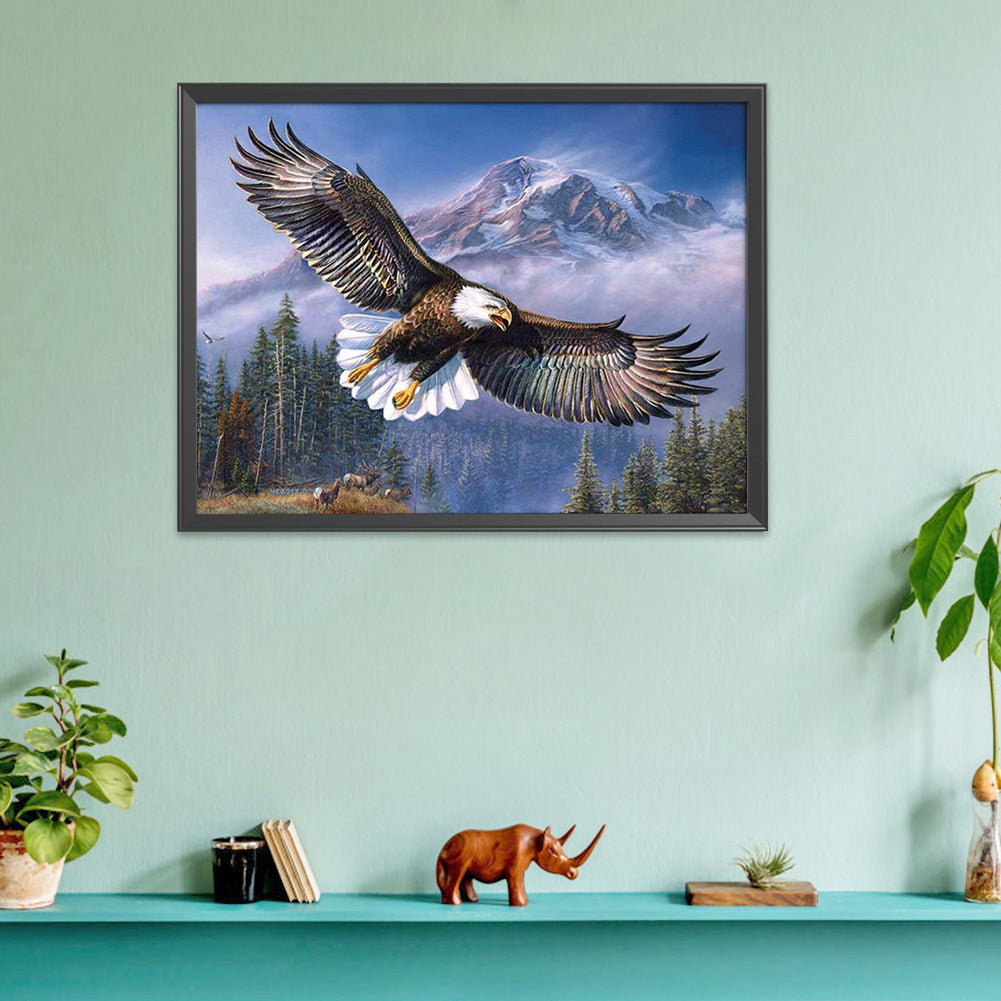 Flying Eagle - 11CT Stamped Cross Stitch 66*51CM