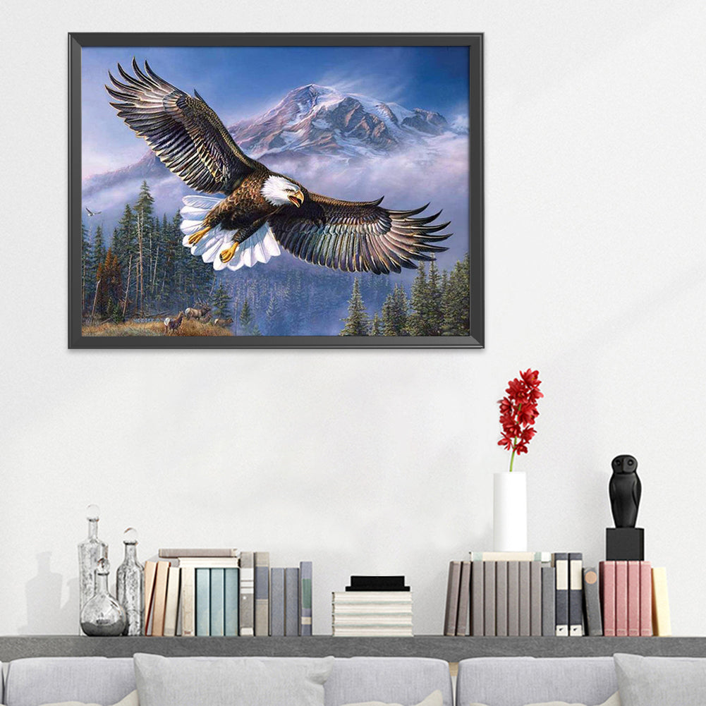 Flying Eagle - 11CT Stamped Cross Stitch 66*51CM