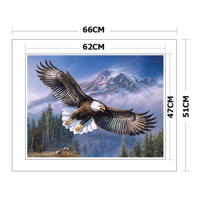 Flying Eagle - 11CT Stamped Cross Stitch 66*51CM