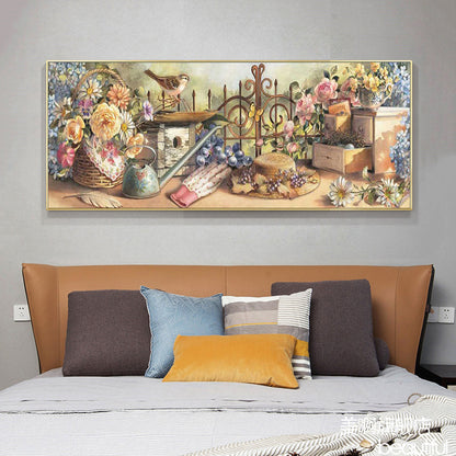 Garden - Full Round Drill Diamond Painting 85*35CM