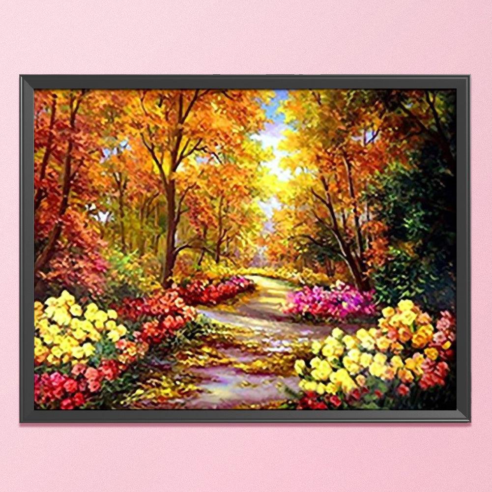 Landscape - 11CT Stamped Cross Stitch 40*50CM