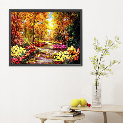 Landscape - 11CT Stamped Cross Stitch 40*50CM