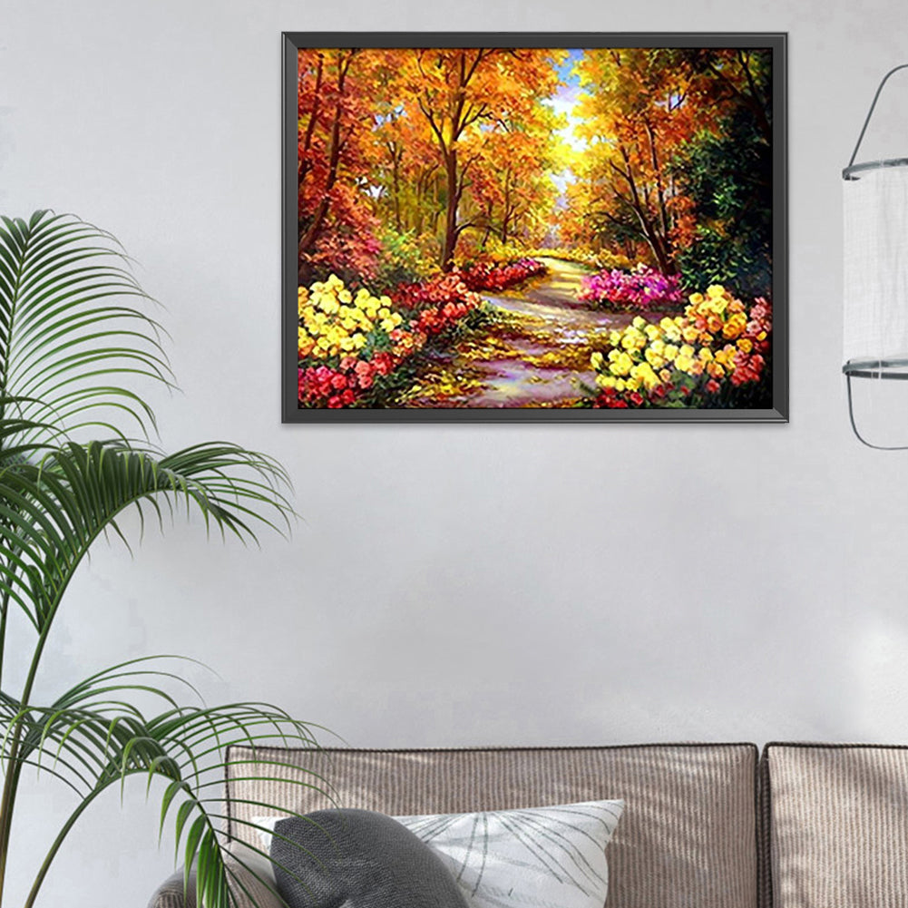 Landscape - 11CT Stamped Cross Stitch 40*50CM