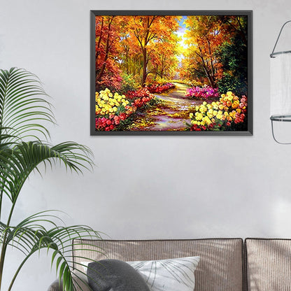 Landscape - 11CT Stamped Cross Stitch 40*50CM