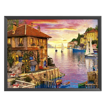 Landscape - 11CT Stamped Cross Stitch 40*50CM