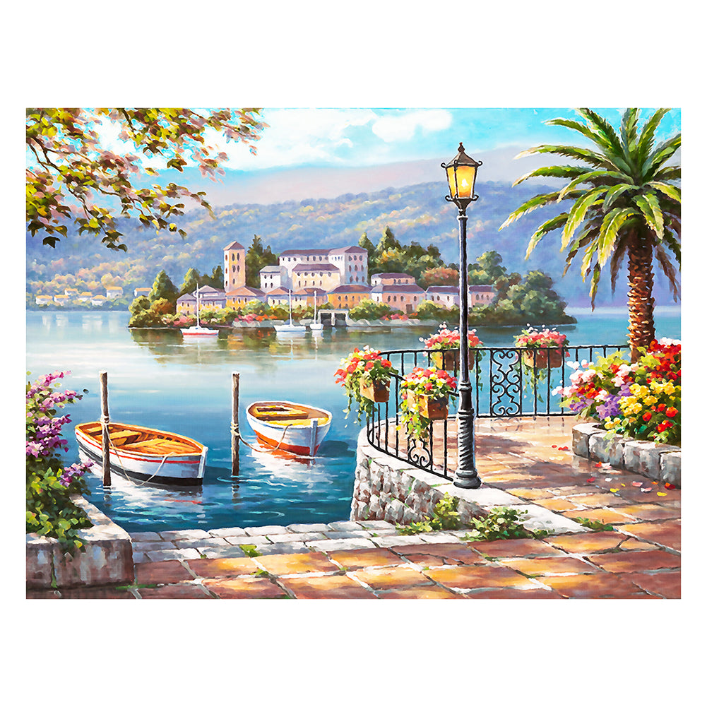 Landscape - 11CT Stamped Cross Stitch 40*50CM