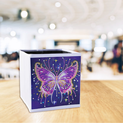 DIY 5D Star Butterfly Diamond Painting Storage Box Home Foldable Organizer