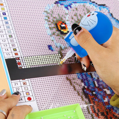 Point Drill Pen 5D Diamond Painting DIY Cartoon Animal Rhinestones Tools