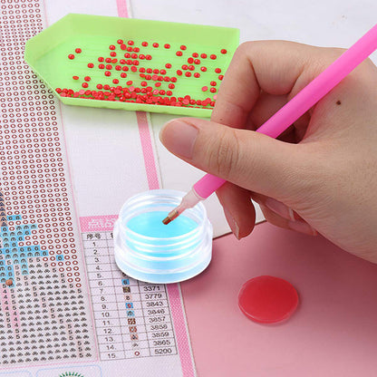 Glue Clay Tool Diamond Painting Accessories DIY Crafts Point Drill Clay Box