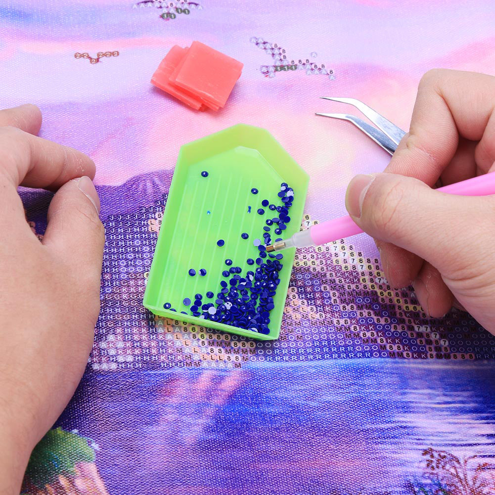 DIY Diamond Painting Tools Set 5D Mosaic Painting Pen Clay Tray Accessories