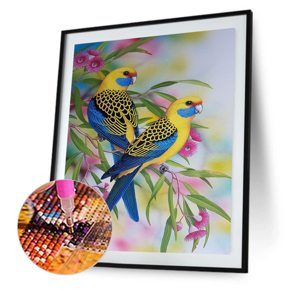 Birds - Full Round Drill Diamond Painting 30*40CM