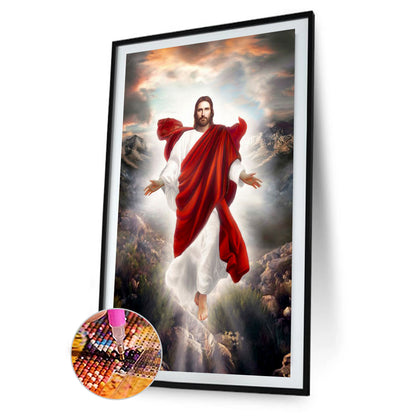 Jesus - Full Round Drill Diamond Painting 45*75CM