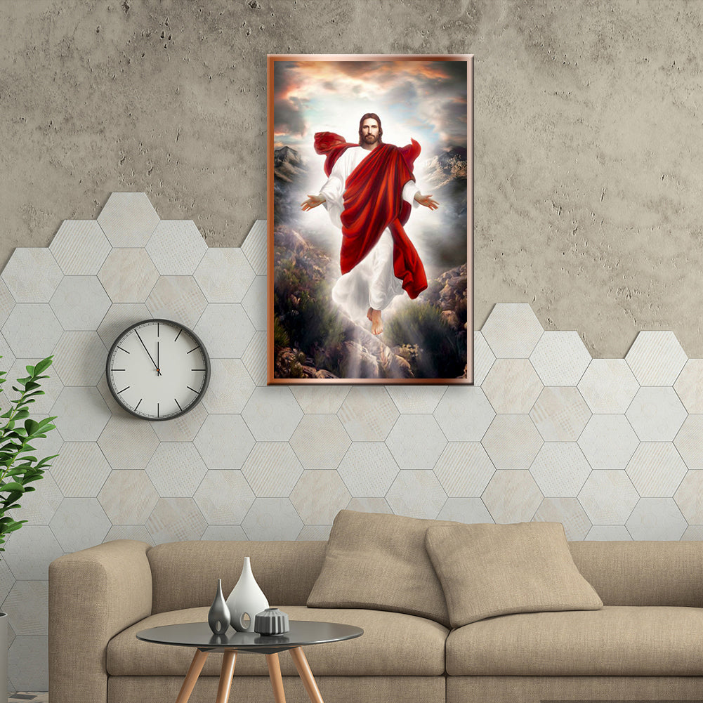 Jesus - Full Round Drill Diamond Painting 45*75CM