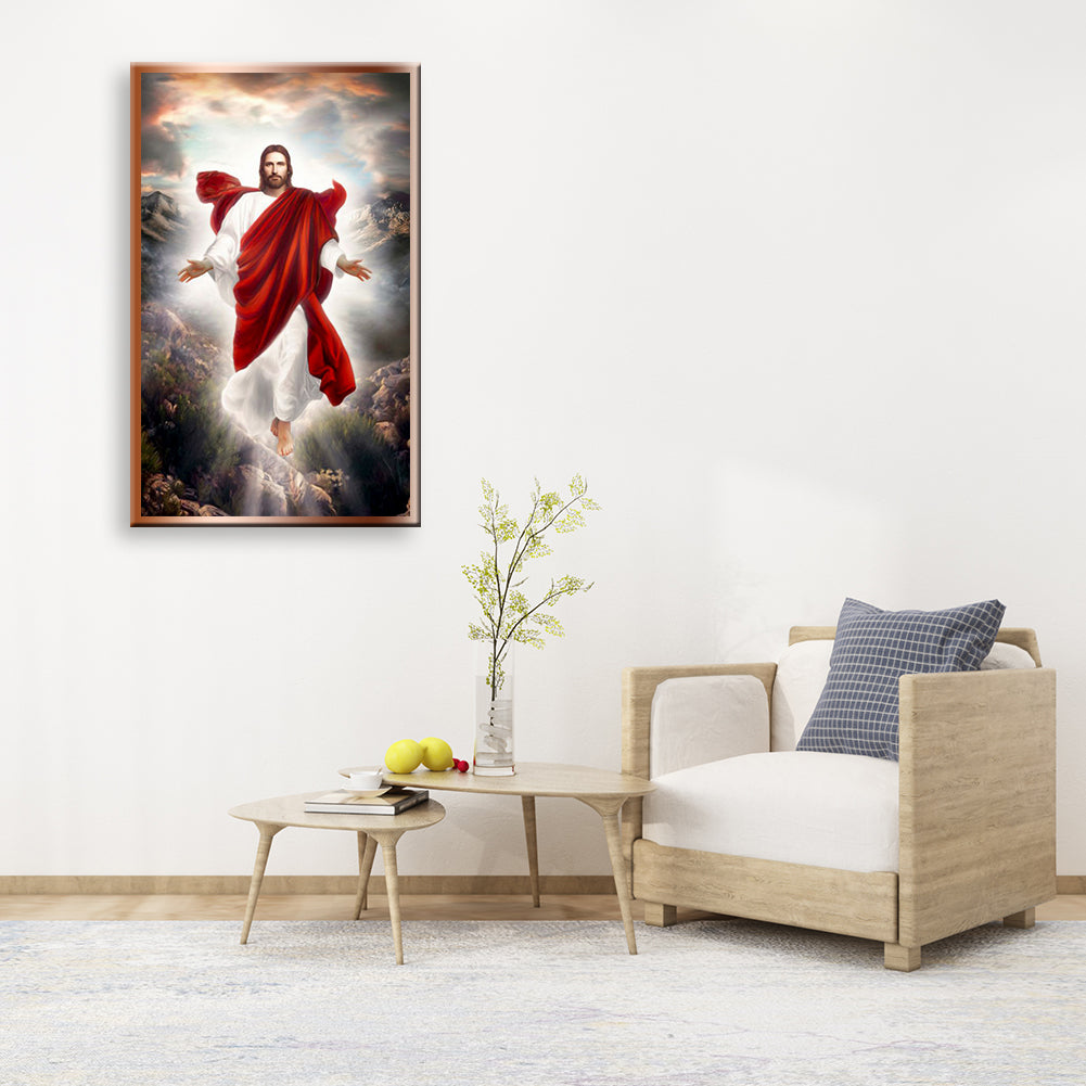 Jesus - Full Round Drill Diamond Painting 45*75CM