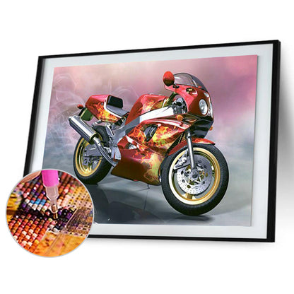 Motorcycle - Full Round Drill Diamond Painting 40*30CM