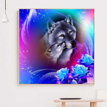 Wolf - Full Round Drill Diamond Painting 30*30CM