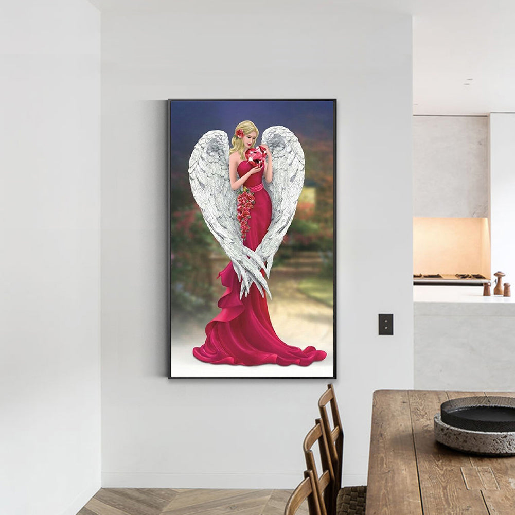 Angel - Full Round Drill Diamond Painting 30*60CM